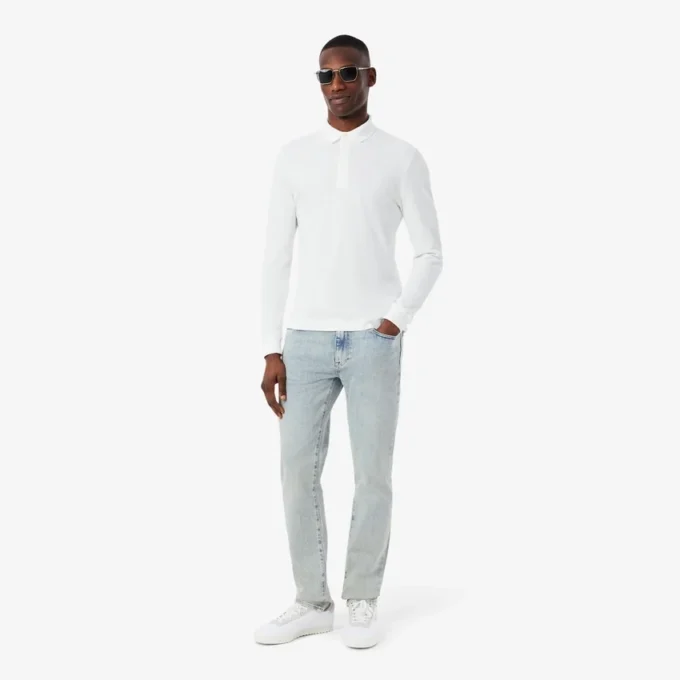 Herre 5-lommers slim fit indigo-jeans