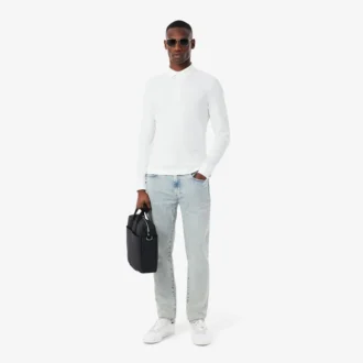 Herre 5-lommers slim fit indigo-jeans