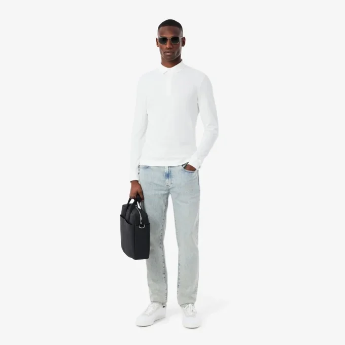 Herre 5-lommers slim fit indigo-jeans