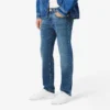 Herre 5-lommers slim fit indigo-jeans