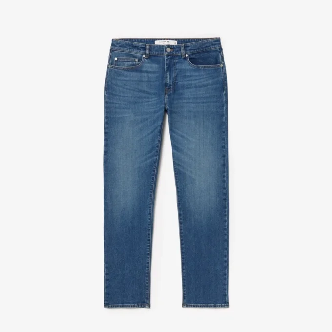 Herre 5-lommers slim fit indigo-jeans