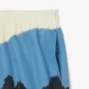 Herre-badeshorts med kort landskapsmønster