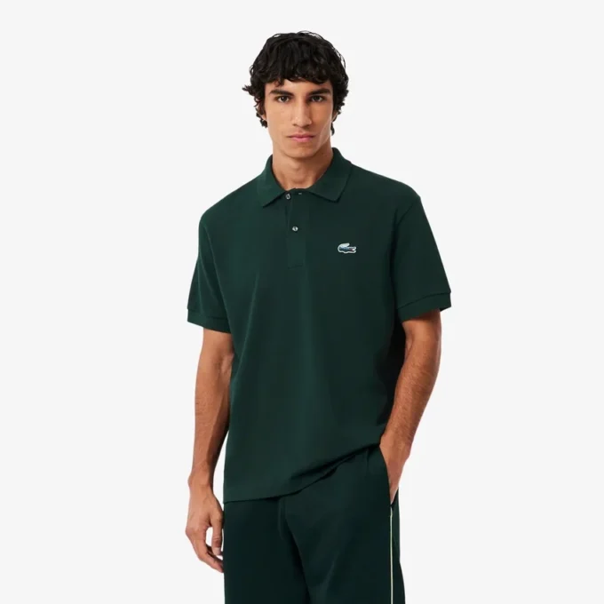 Herre Classic Fit Landscape Crocodile Piqua Pologensere