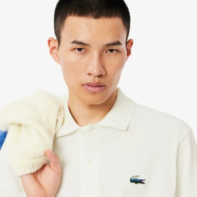 Herre Classic Fit Landscape Crocodile Piqua Pologensere