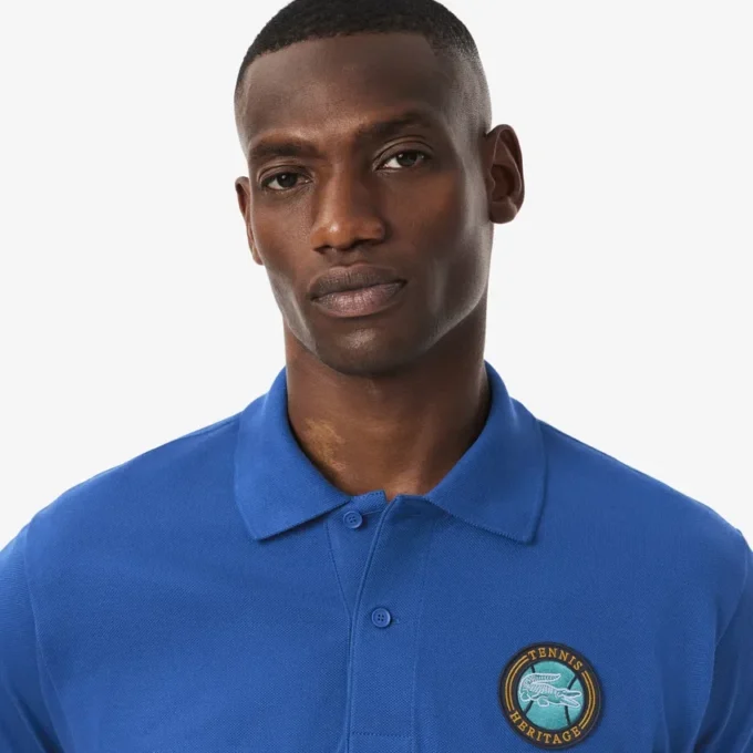 Herre Classic Fit Petit Piqua Badge Pologensere