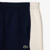 Herre-fleece-shorts i regular fit med fargeblokker