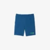 Herre-fleece-shorts med vanlig passform og vasket effekt