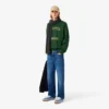 Herre-fleece-Sweatshirt med Heritage-broderi