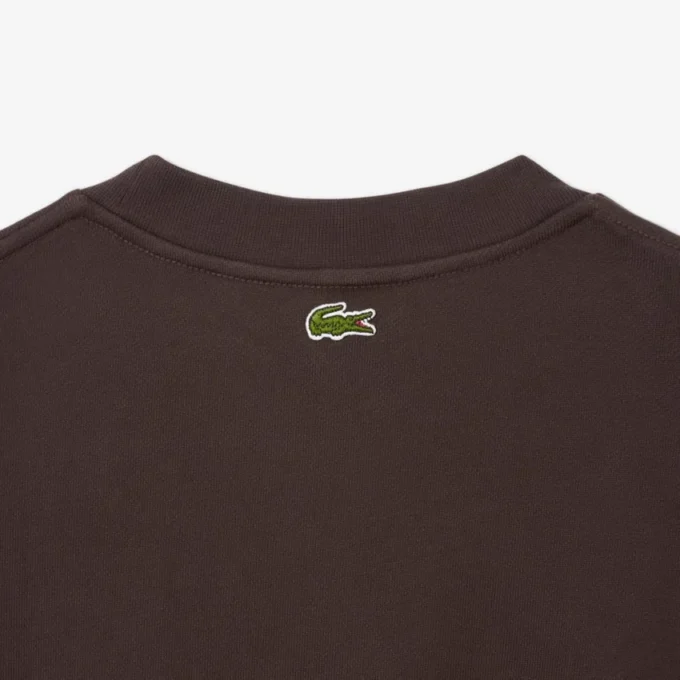 Herre-fleece-Sweatshirt med Heritage-broderi
