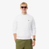 Herre-fleece-Sweatshirt med klassisk passform