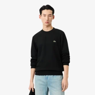 Herre-fleece-Sweatshirt med klassisk passform