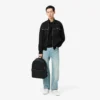 Herre-fleece-Sweatshirt med klassisk passform