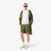 Herre-fleece-Sweatshirt med klassisk passform