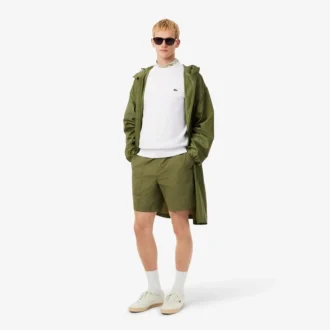 Herre-fleece-Sweatshirt med klassisk passform