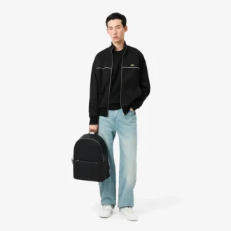 Herre-fleece-Sweatshirt med klassisk passform