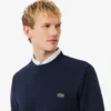 Herre-fleece-Sweatshirt med klassisk passform