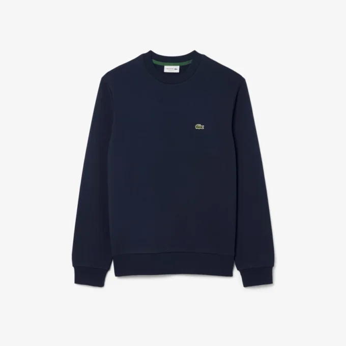 Herre-fleece-Sweatshirt med klassisk passform
