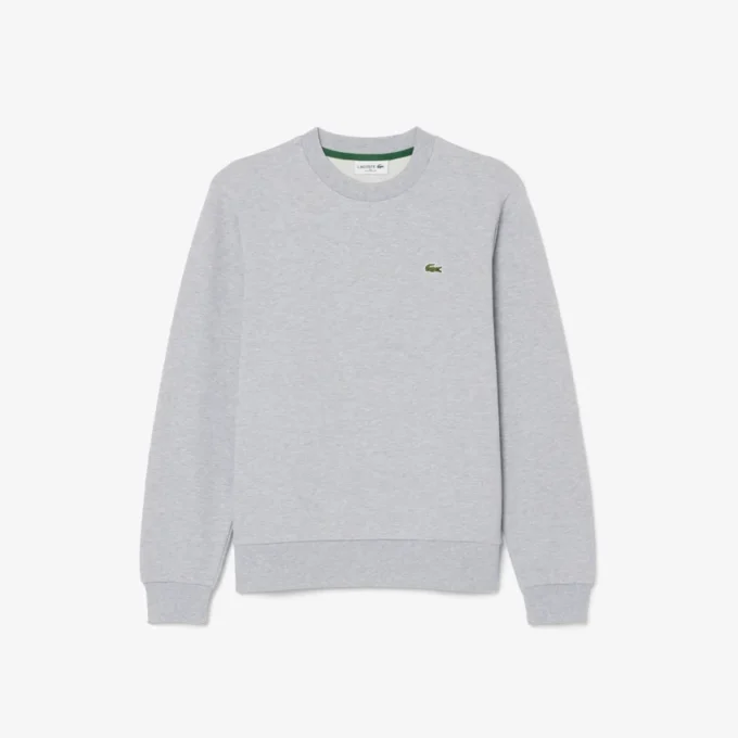 Herre-fleece-Sweatshirt med klassisk passform