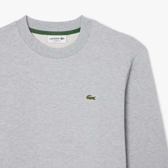 Herre-fleece-Sweatshirt med klassisk passform