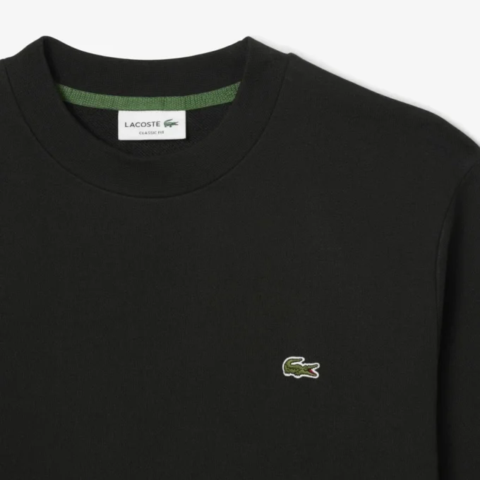 Herre-fleece-Sweatshirt med klassisk passform