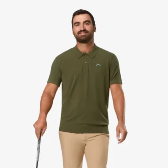 Herre-golfgenser med korte ermer og polokrage