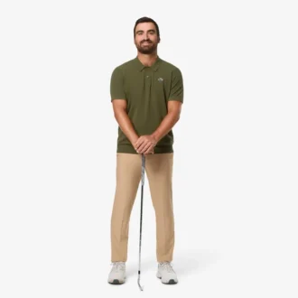 Herre-golfgenser med korte ermer og polokrage