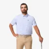 Herre-golfpolo med normal passform og UV-beskyttelse