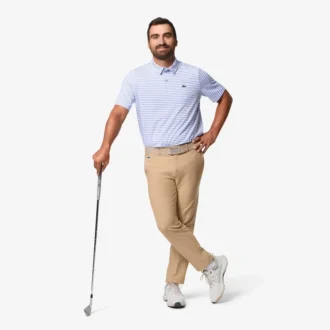 Herre-golfpolo med normal passform og UV-beskyttelse