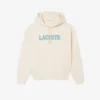 Herre-hoodie med løs passform og broderi