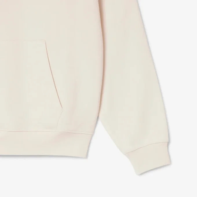 Herre-hoodie med løs passform og broderi