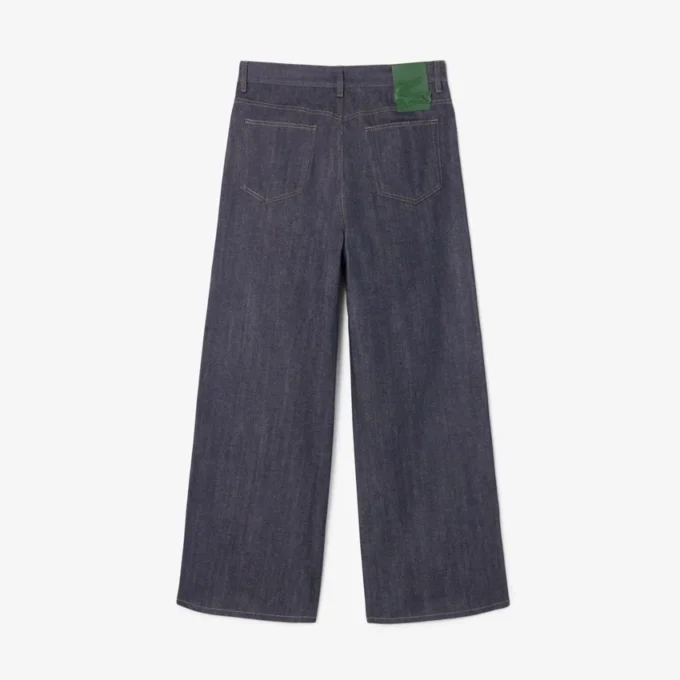 Herre-jeans med bred benvidde og selvedge