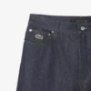 Herre-jeans med bred benvidde og selvedge