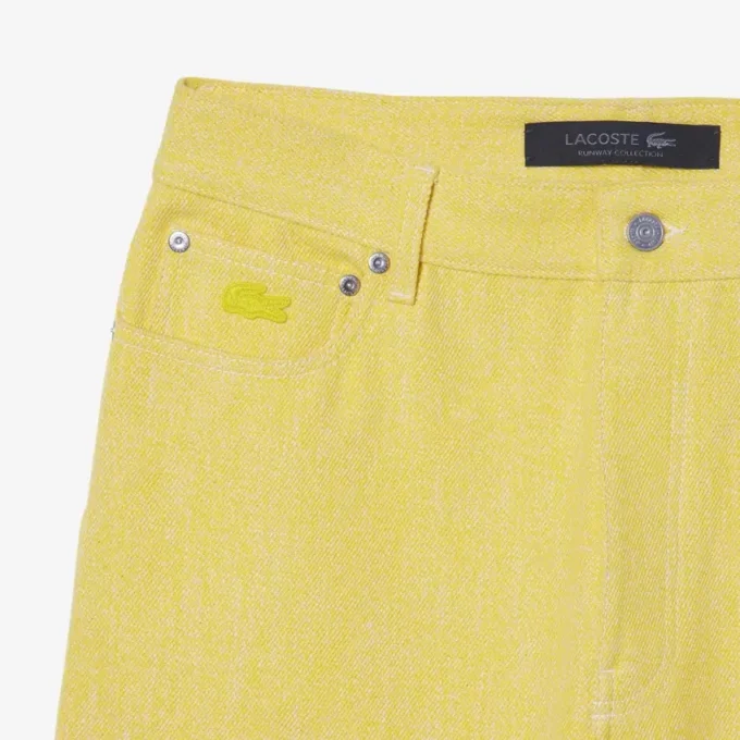 Herre-jeans med vid ben fra catwalken