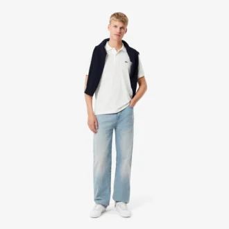 Herre L.12.12 Light Piqua-poloskjorte med klassisk passform