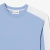 Herre-loungesweatshirt i fleece med trykk