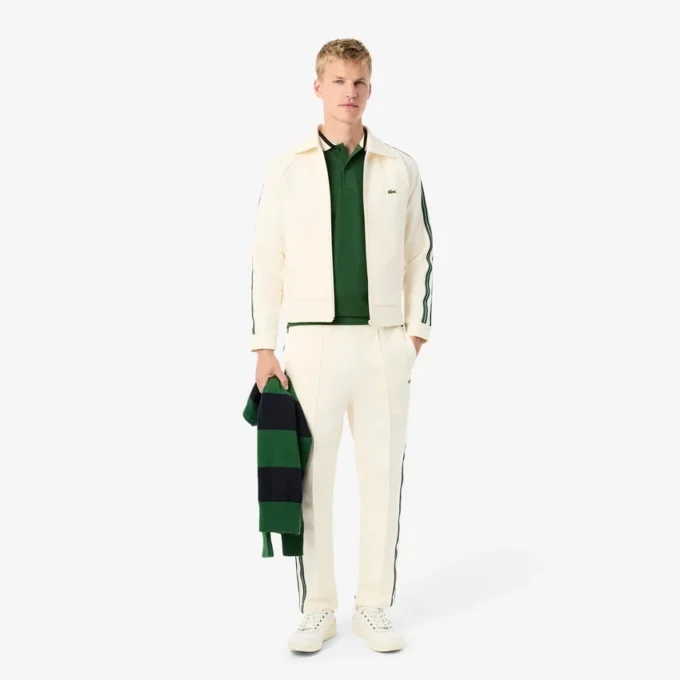 Herre Made in France Classic Fit Stripe Collar Pologensere
