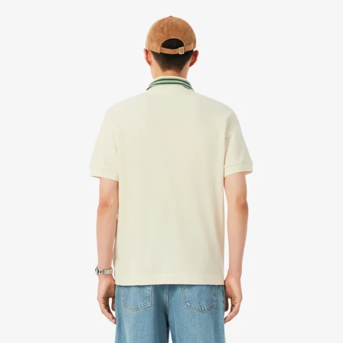 Herre Made in France Classic Fit Stripe Collar Pologensere