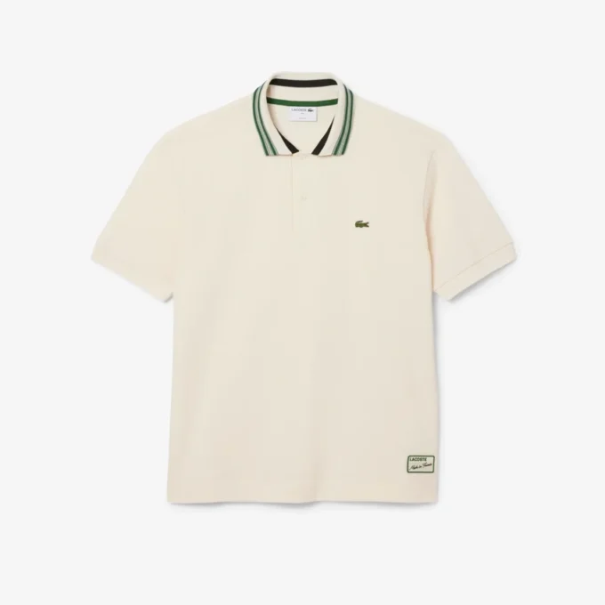 Herre Made in France Classic Fit Stripe Collar Pologensere