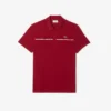 Herre-polo med logo og normal passform L.12.12
