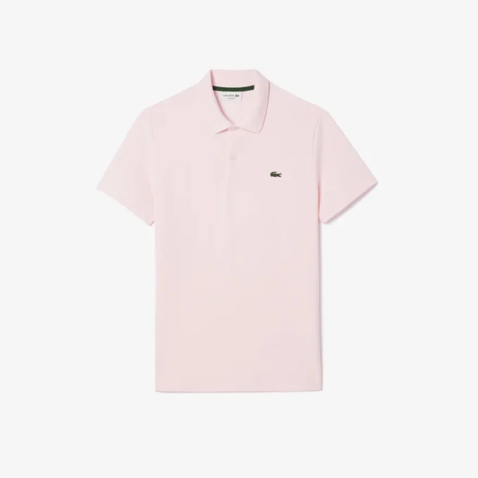 Herre-poloskjorte i bomull og polyester med vanlig passform