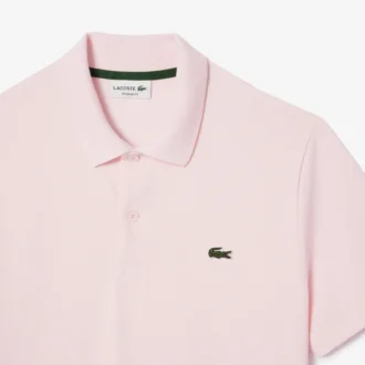 Herre-poloskjorte i bomull og polyester med vanlig passform