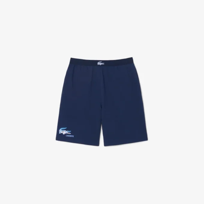 Herre-shorts i fleece med rett passform