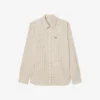 Herre-skjorte i rutete flanell med normal passform