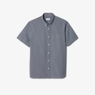 Herre-skjorte med korte ermer og vanlig passform i gingham