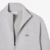 Herre-sweatshirt i dobbeltsidig jersey med glidelås