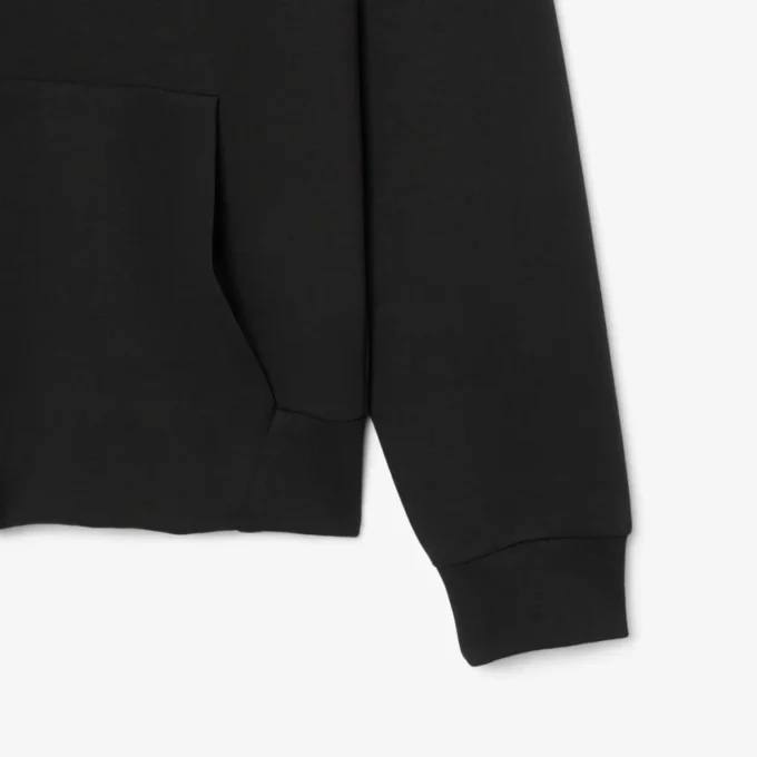 Herre-sweatshirt i dobbeltsidig jersey med glidelås