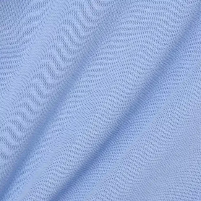 Herre-sweatshirt i ribbet bomull med polokrage