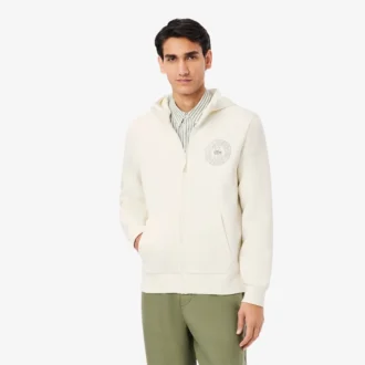 Herre-sweatshirt med glidelås i klassisk passform