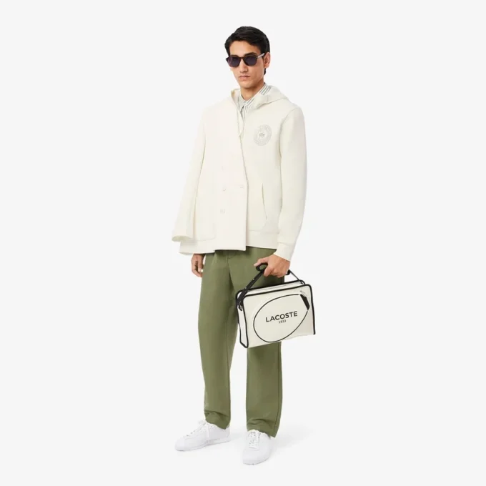 Herre-sweatshirt med glidelås i klassisk passform