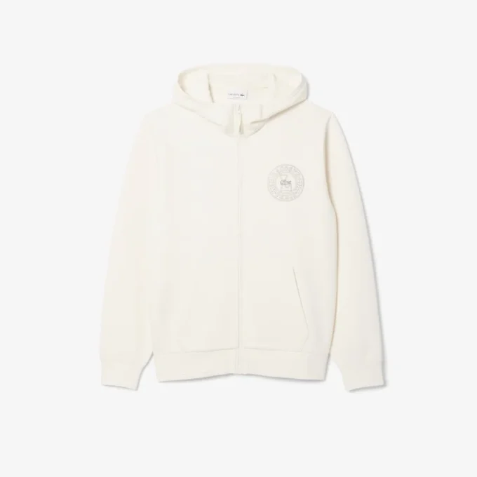 Herre-sweatshirt med glidelås i klassisk passform